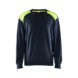 Sweatshirt 3580 1158 - Sweatshirt Dkl. Marineblau/High Vis Gelb 3580 1158 8633 L - 1