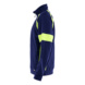Sweatshirt mit HiVis Full Zip 3567 1158 - Sweatshirt mit HiVis Full Zip Marineblau/ HiVis Gelb 3567 1158 8933 XXXL - 3