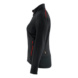 Damen Microfleece-Jacke 4766 1010 - Damen Microfleece-Jacke Schwarz/Rot 4766 1010 9956 L - 3