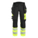 Damenhose High Vis 4-Wege-Stretch 7025 1648 - Damenhose High Vis 4-Wege-Stretch Schwarz/Gelb 7025 1648 9933 C38 - 1