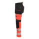 Damenhose High Vis 4-Wege-Stretch 7025 1648 - Damenhose High Vis 4-Wege-Stretch Schwarz/High Vis Rot 7025 1648 9955 D19 - 3