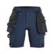  - Damen Handwerkershorts 4WS Dunkel Marineblau/Schwarz 7124 1645 8699 C32 - 2