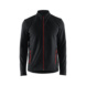 Mikrofleece-Jacke 4765 1010 - Mikrofleece-Jacke Schwarz/Rot 4765 1010 9956 XXL - 1