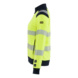  - Da Multin Sweatshirt HiVis Reißvers. HiVis Gelb/Marineblau 3471 1762 3389 S - 3