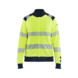  - Da Multin Sweatshirt HiVis Reißvers. HiVis Gelb/Marineblau 3471 1762 3389 S - 1