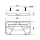 FULL LED REAR TRAILER LIGHT WITH AUX AND 7 PIN CONNECTOR FOR NUMBER PLATE AND MARKER LIGHTS - 2