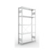 Steckregale S3 verzinkt, einzeilig - S3 CLIP 230 Steck-Grundregal 2000x1000x300 mm vzk. mit 5 Böden - 1