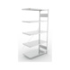 Steckregale S3 verzinkt, einzeilig - S3 CLIP 230 Steck-Anbauregal 2000x1000x500 mm vzk mit 5 B&ouml;den - 2