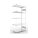 Steckregale S3 verzinkt, einzeilig - S3 CLIP 150 Steck-Anbauregal 2000x1000x500 mm vzk mit 5 Böden - 1