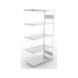 Steckregale S3 verzinkt, einzeilig - S3 CLIP 150 Steck-Anbauregal 2000x1000x500 mm vzk mit 5 Böden - 2