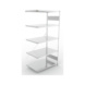 Steckregale S3 verzinkt, einzeilig - S3 CLIP 150 Steck-Anbauregal 2000x1000x600 mm vzk mit 5 Böden - 2
