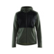 Damen Kapuzensweater mit Rei&szlig;verschluss 3542 2533 - Damen Kapuzensweater mit Rei&szlig;verschluss Herbstgr&uuml;n/Schwarz 3542 2533 4199 XXXL - 1