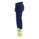 Damen High Vis Hose Stretch 7030 1149 - Damen High Vis Hose Stretch Marineblau/ High Vis Gelb 7030 1149 8933 C36 - 3