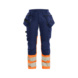 Damen High Vis Hose Stretch 7030 1149 - Damen High Vis Hose Stretch Marineblau/Orange 7030 1149 8953 D20 - 1