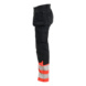 Damen High Vis Hose Stretch 7030 1149 - Damen High Vis Hose Stretch Schwarz/High Vis Rot 7030 1149 9955 D21 - 3