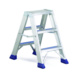 ESCALERA DE ALUMINIO DE DOS LADOS, 3 PELDA&Ntilde;OS - TABURETE ACCESO DOS LADOS Y 3 PELDA&Ntilde;OS - 1