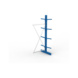 Kragarmregale MS doppelseitig - Kragarm-Anbauregal MS Light doppelseitig 2500x1000x800 mm (HxBxT) RAL 5010 - 2