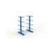 Kragarmregale MS doppelseitig - Kragarm-Grundregal MS Light doppelseitig 2000x1300x1000 mm (HxBxT) RAL 5010 - 2