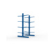 Kragarmregale MS doppelseitig - Kragarm-Grundregal MS Light doppelseitig 2500x1300x1200 mm (HxBxT) RAL 5010 - 3