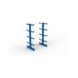 Kragarmregale MS doppelseitig - Kragarm-Grundregal MS Medium doppelseitig 2000x1300x800 mm (HxBxT) RAL 5010 - 2