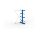 Kragarmregale MS doppelseitig - Kragarm-Anbauregal MS Medium doppelseitig 2000x1300x800 mm (HxBxT) RAL 5010 - 2