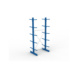 Kragarmregale MS doppelseitig - Kragarm-Grundregal MS Light doppelseitig 3000x1300x800 mm (HxBxT) RAL 5010 - 2