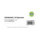 Ersatzteile f&uuml;r Alu-Seilzugleitern - Schiebeteil, Alu-Seilzugleitern 2 x 14 Sprossen - 2