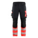 Bundhose HiVis 4-Wege-Stretch 1126 1648 - High Vis Arbeitshose 4-Wege-Stretch Schwarz/High Vis Rot 1126 1648 9955 C54 - 1