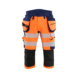 1123 1648 High Vis Piratenhose 4-Wege Stretch - HIGH VIS PIRATENHOSE 4WS High Vis Orange/Marineblau 1123 1648 5389 C50 - 1