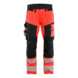 Bundhose HiVis 4-Wege-Stretch 1124 1648 - HiVis Bundhose 4-W-S HiVis Rot/Schwarz 1124 1648 5599 C156 - 1