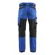 Handwerker Bundhose mit Stretch 1751 1832 - Handwerker Arbeitshose mit Stretch Kornblau/Schwarz 1751 1832 8599 D84 - 2