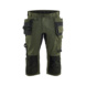 Handwerker Piraten Shorts mit Stretch 1754 1832 - Handwerker Piraten Shorts mit Stretch Waldgr&uuml;n/Schwarz 1754 1832 4298 D116 - 1