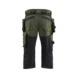Handwerker Piraten Shorts mit Stretch 1754 1832 - Handwerker Piraten Shorts mit Stretch Waldgr&uuml;n/Schwarz 1754 1832 4298 D116 - 2