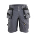 Shorts Handwerker Stretch Denim X1900 1992 1141 - Handwerker Shorts Stretch X1900 Mittelgrau/Schwarz 1992 1141 9699 C58 - 1