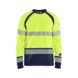 Langarmshirt Multinorm 3436 1737 - Lang&auml;rmeliges T-Shirt Multinorm HiVis Gelb/Marineblau 3436 1737 3389 XXL - 1