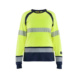 Damen Langarmshirt Multinorm 3437 1743 - Multinorm Damen Langarm Shirt HiVis Gelb/Marineblau 3437 1737 3389 XS - 1