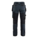 Damen Handwerkerhose mit Stretch 7132 1141  - HANDWERKERHOSE STRETCH F&Uuml;R DAMEN Marineblau/Schwarz 7132 1141 8999 C48 - 2