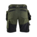 Damen Handwerkershorts Stretch 7133 1832 - Damen Handwerkershorts Stretch Waldgr&uuml;n/Schwarz 7133 1832 4298 C44 - 2