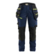 Bundhose STRIKER Damen Hdw. Stretch 7170 1149 - STRIKER Damen Hdw Bundhose Stretch Dkl. Mar.bl./HiVis Gelb 7170 1149 8633 C40 - 1
