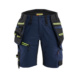 Damen Shorts mit Stretch STRIKER 7175 1149 - STRIKER Da Strechshorts Dkl.Marineblau/HiVis Gelb 7175 1149 8633 C44 - 1