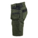 Damen Shorts Stretch Handwerker X1900 7992 1141 - Damen Handwerker Shorts X1900 Stretch Waldgr&uuml;n/Schwarz 7992 1141 4298 C36 - 3