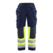 Damen Bundhose Multinorm 7081 1514 - Damen Multinorm Bundhose Marineblau/ High Vis Gelb 7081 1514 8933 C40 - 1