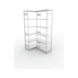 Eckregale - CLIP 150 Eck-Grundregal 2500x1000x400 mm verzinkt mit 12 Böden - 2