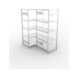 Eckregale - CLIP 150 Eck-Grundregal 2000x1000x600 mm verzinkt mit 10 Böden - 2