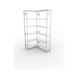 Eckregale - CLIP 150 Eck-Grundregal 2500x1000x300 mm verzinkt mit 12 Böden - 2