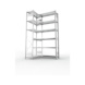 Eckregale - CLIP 150 Eck-Grundregal 2500x1000x400 mm verzinkt mit 12 Böden - 3