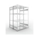 Steckregale S3 verzinkt, doppelzeilig - S3 CLIP 150 DGR 2000x1300x1200 mm vzk. - 1