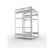 Steckregale S3 verzinkt, doppelzeilig - S3 CLIP 150 DGR 2000x1300x1200 mm vzk. - 3