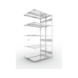 Steckregale S3 verzinkt, doppelzeilig - S3 CLIP 150 DAR 2500x1300x1000 mm vzk. - 1