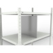 Fachteiler durchgehend, verzinkt - 10x Fachteiler durchgehend 500x600 mm (HxT) verzinkt - 1